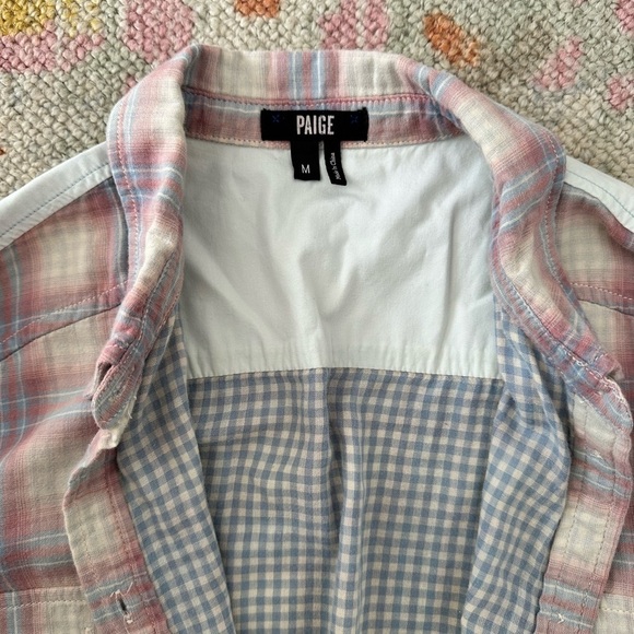 paige plaid button down - Picture 3 of 3